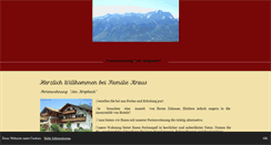 Desktop Screenshot of kraus-grainau.de